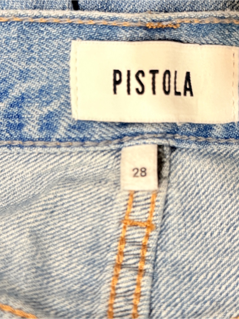 Pistola High Rise Distressed Slouchy Boyfriend Jeans Relaxed Fit Size 28 - Picture 7 of 8